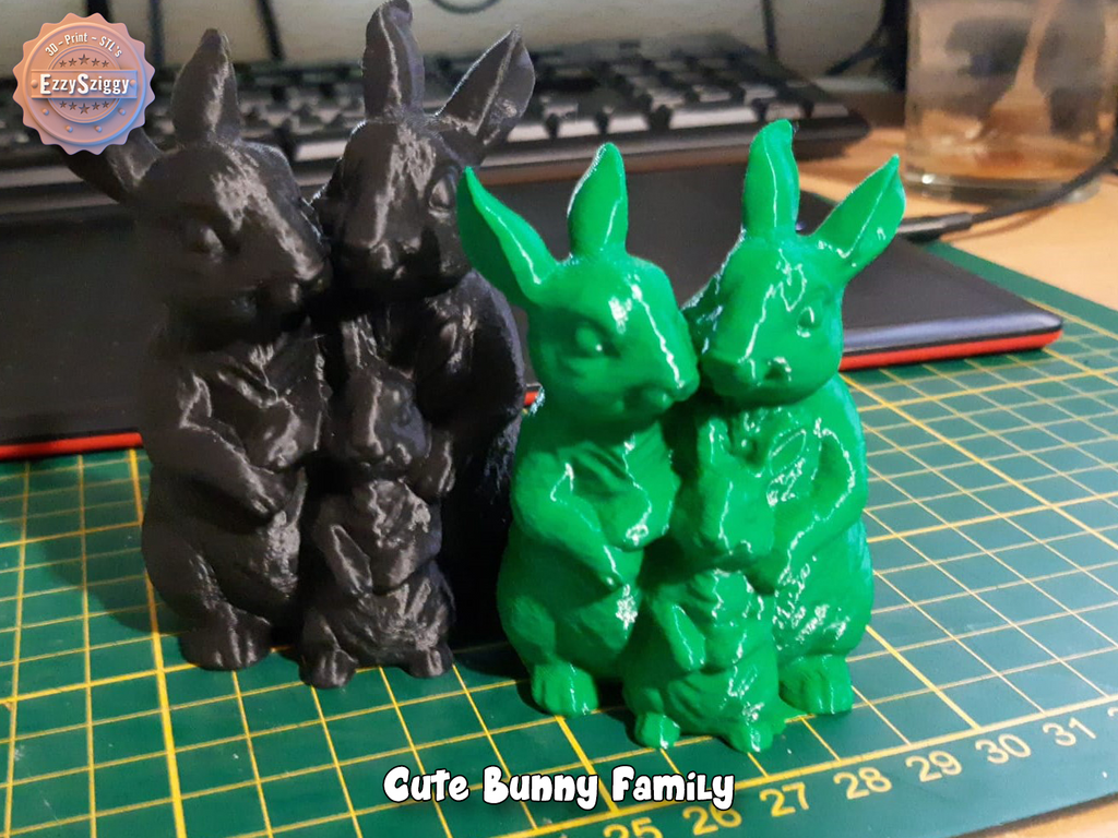 Cute Bunny Family