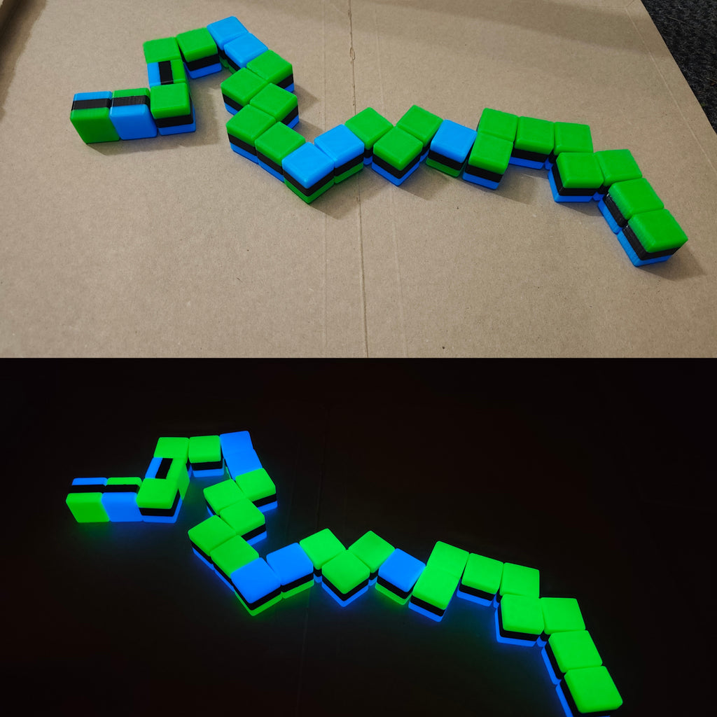 Improved Cube Snake Puzzle