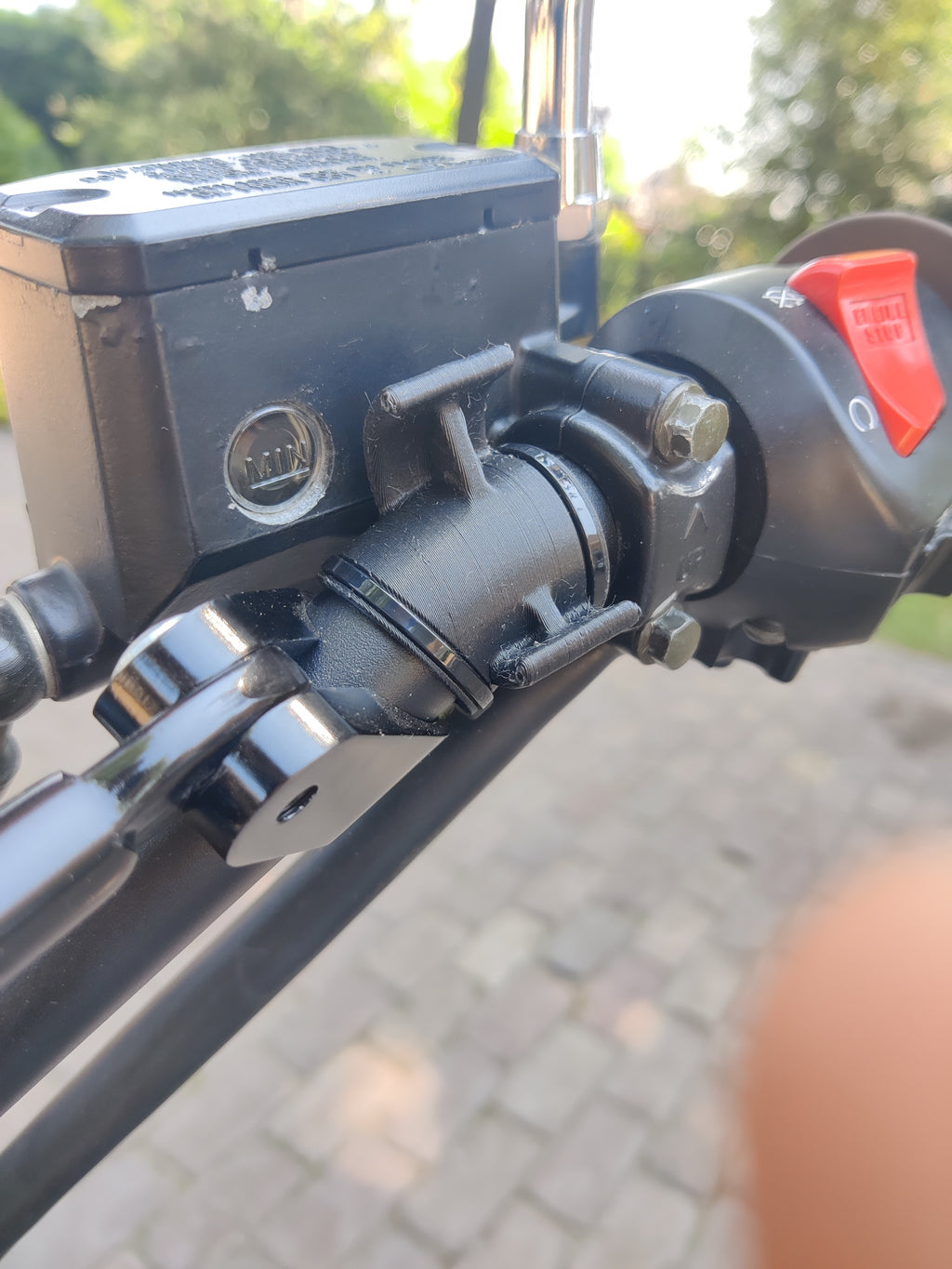 Motorcycle Casio F-105W Mount