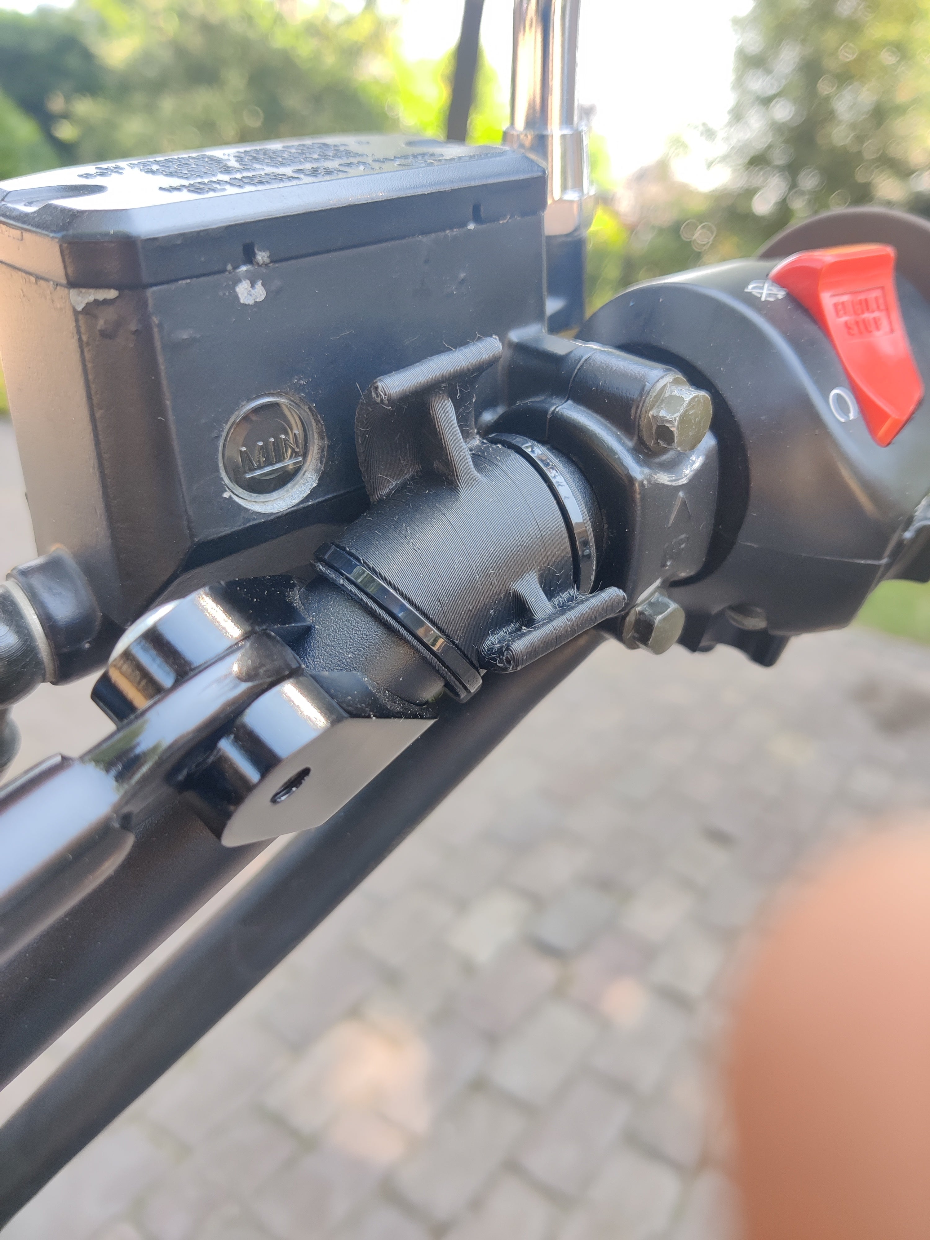 Motorcycle Casio F-105W Mount