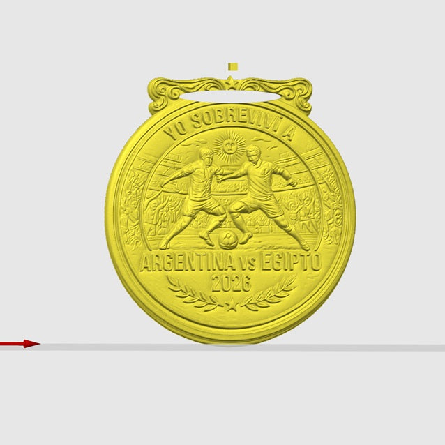Medalla Mundial 2026 - ARGENTINA vs EGIPTO
