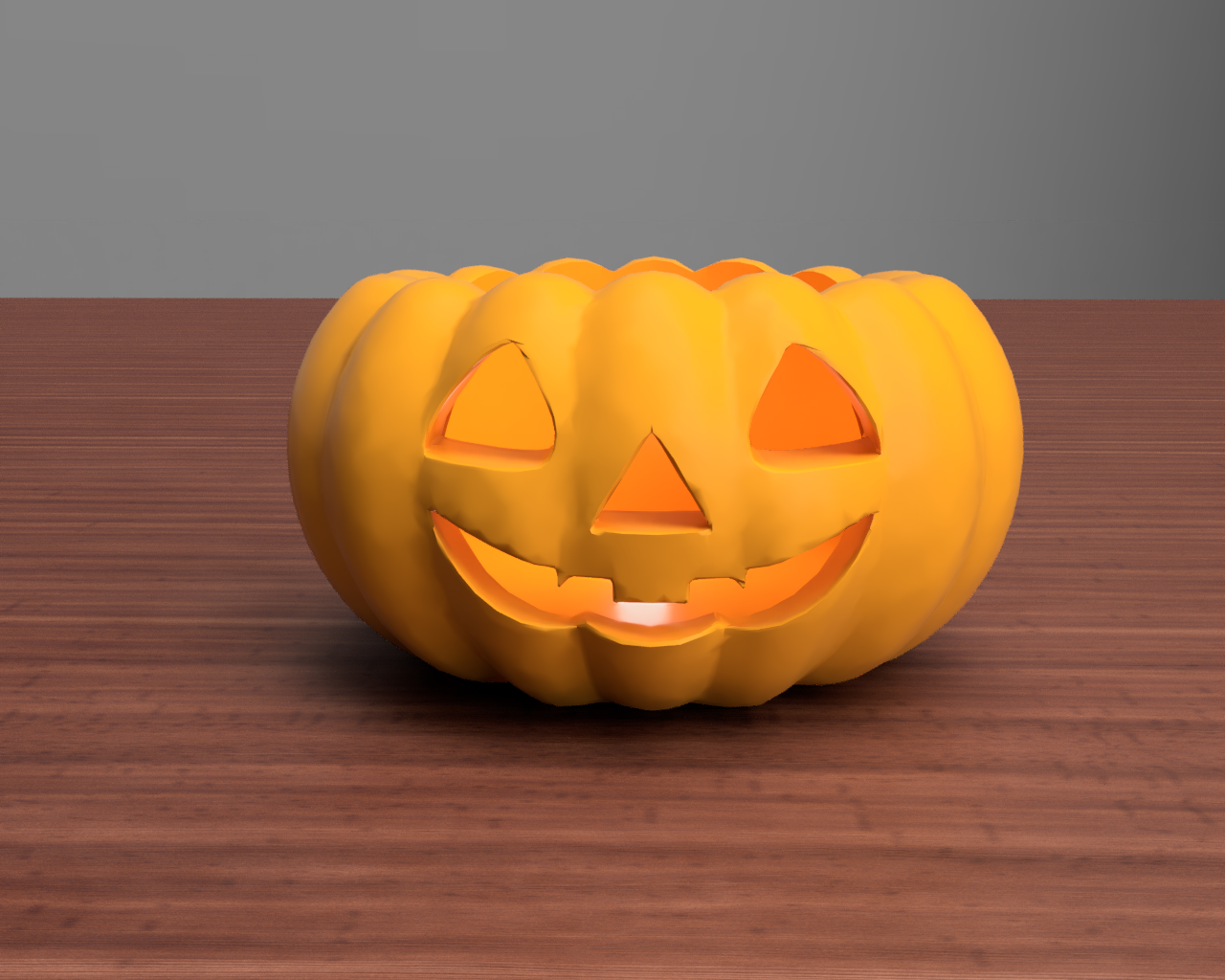 Halloween pumpkin candle/tealight/lamp