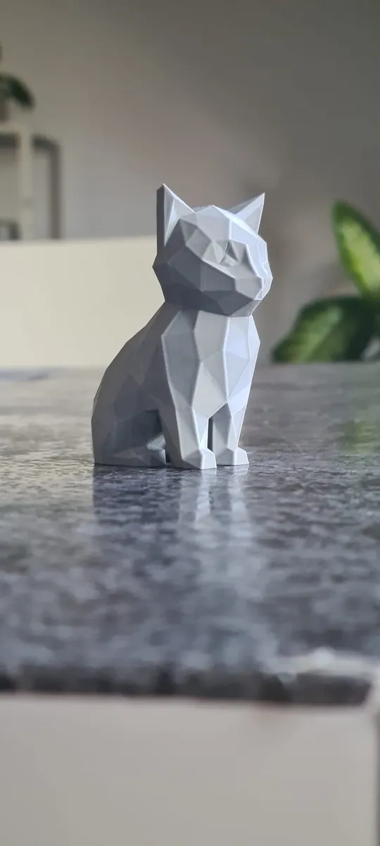 Low poly cat