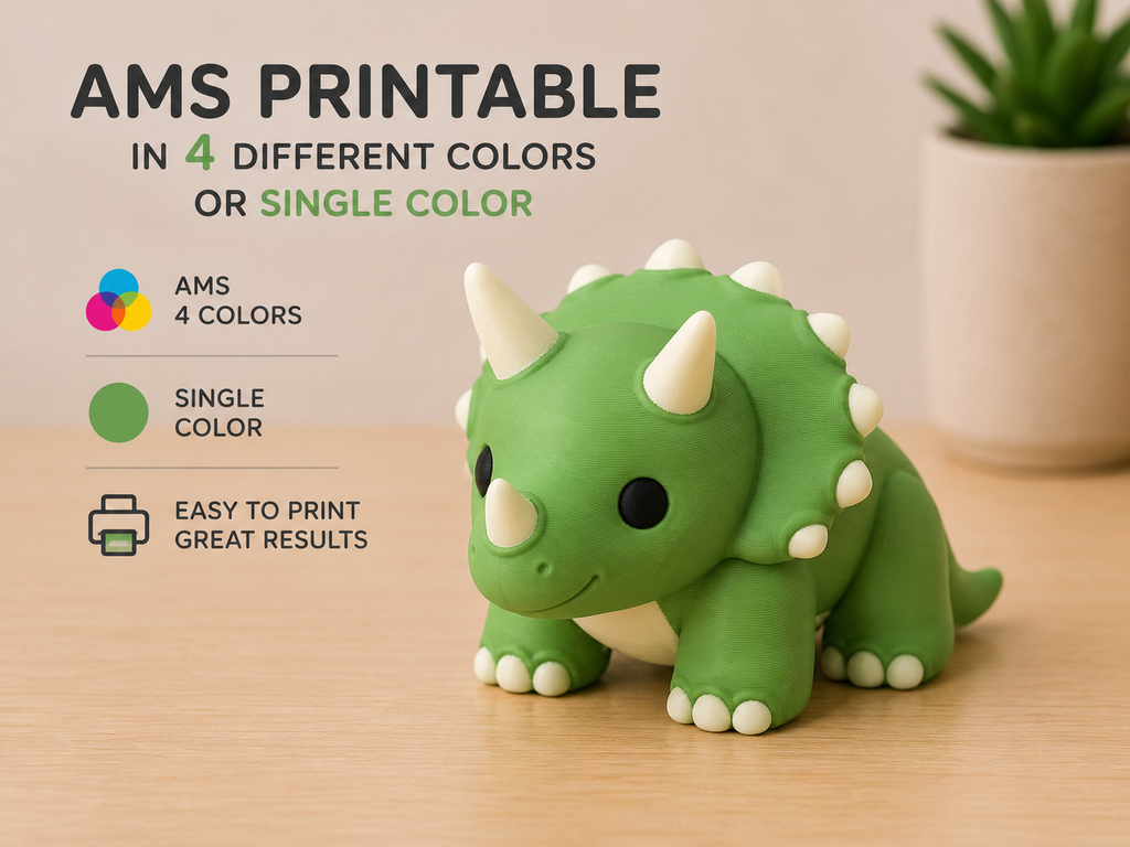 Cute Little Triceratops
