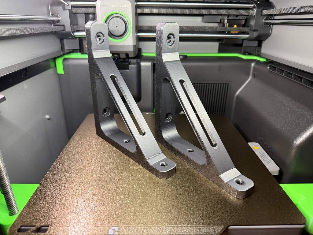 Heavy-Duty Reinforced Shelf L-Bracket