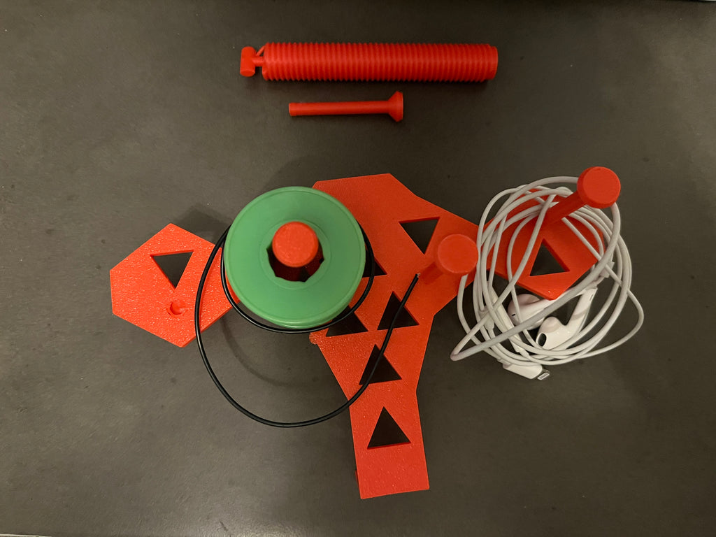 Desk Wire Organizing Pegboard