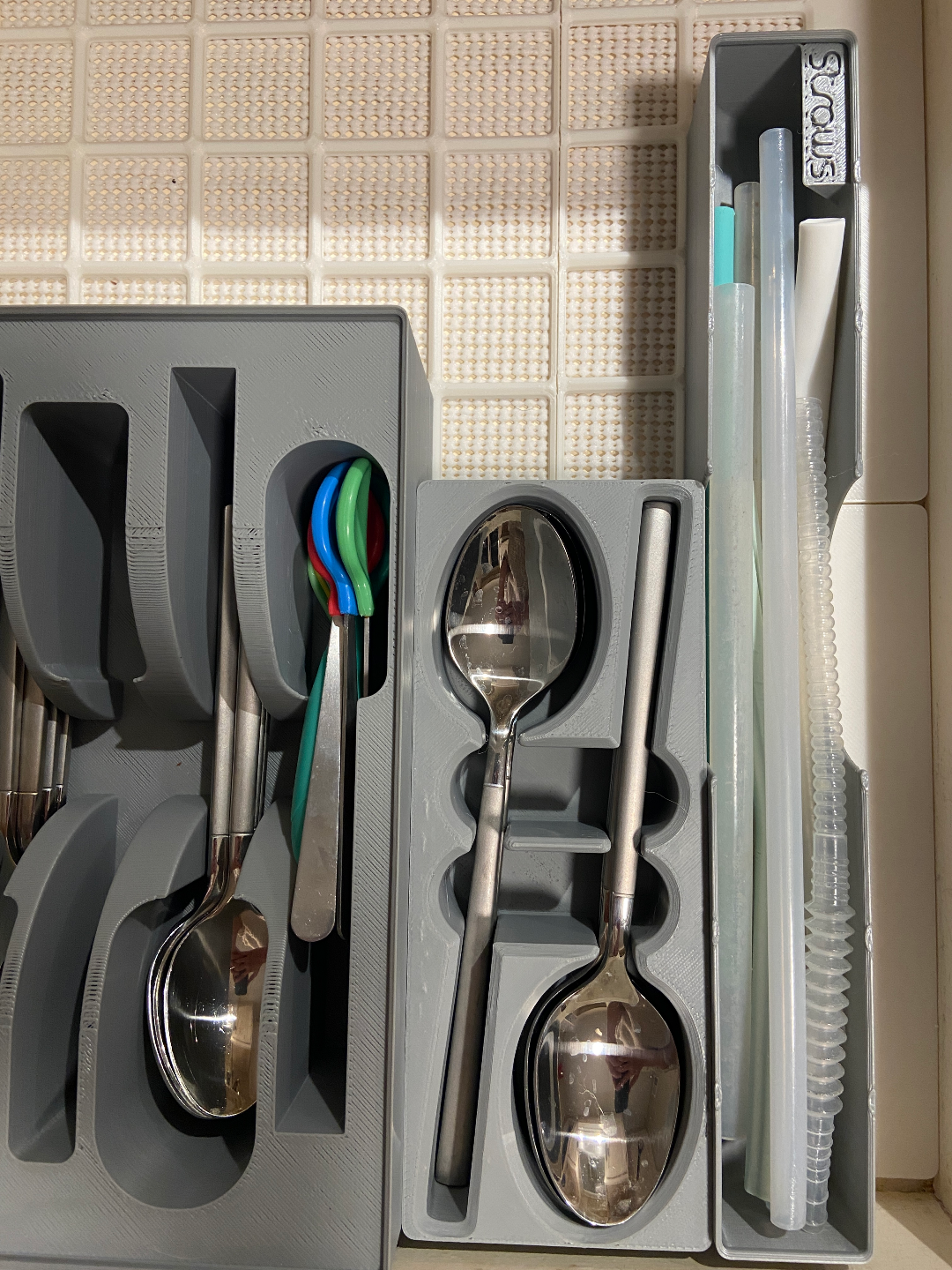 Straw/Chopstick Gridfinity Utensil Holder