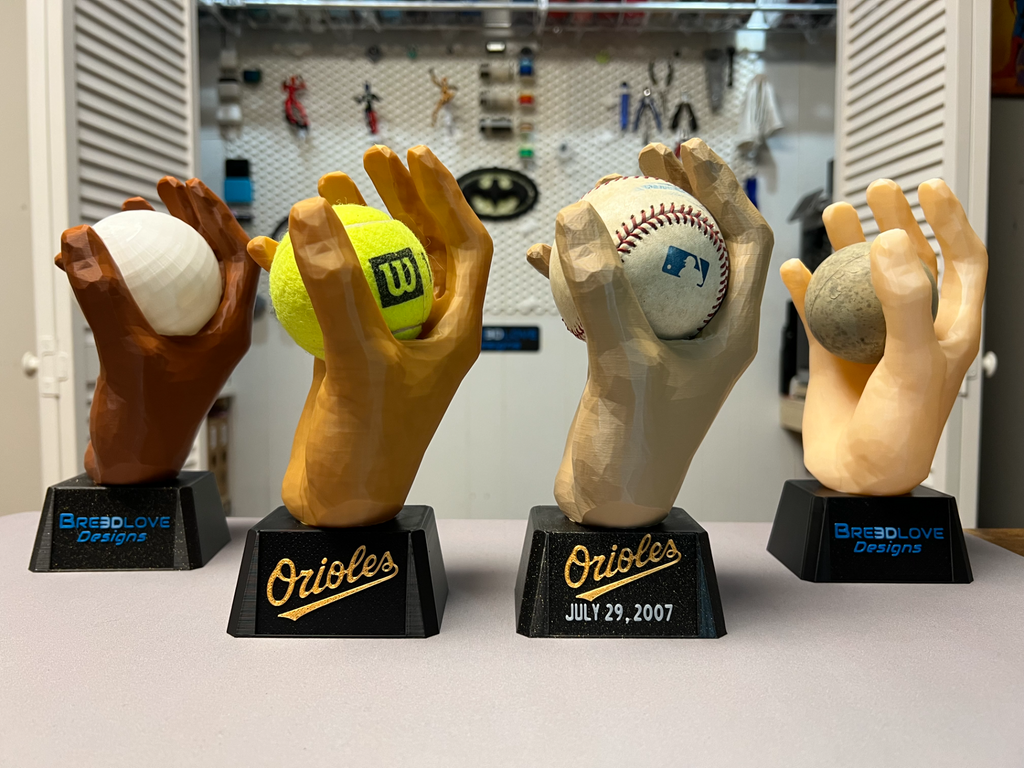 Baseball Display Hand | Ball Holder | Ball Stand