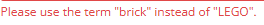 Custom brick Technic Pieces