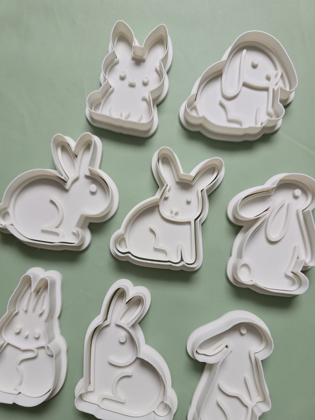 Cute Easter Bunny Rabbit Cookie Cutter Playdoh