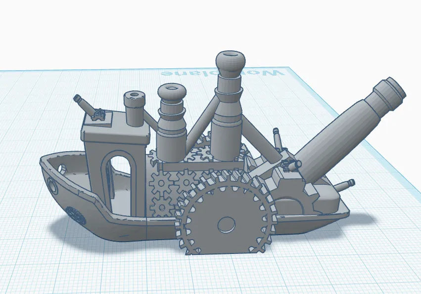 steampunk benchy