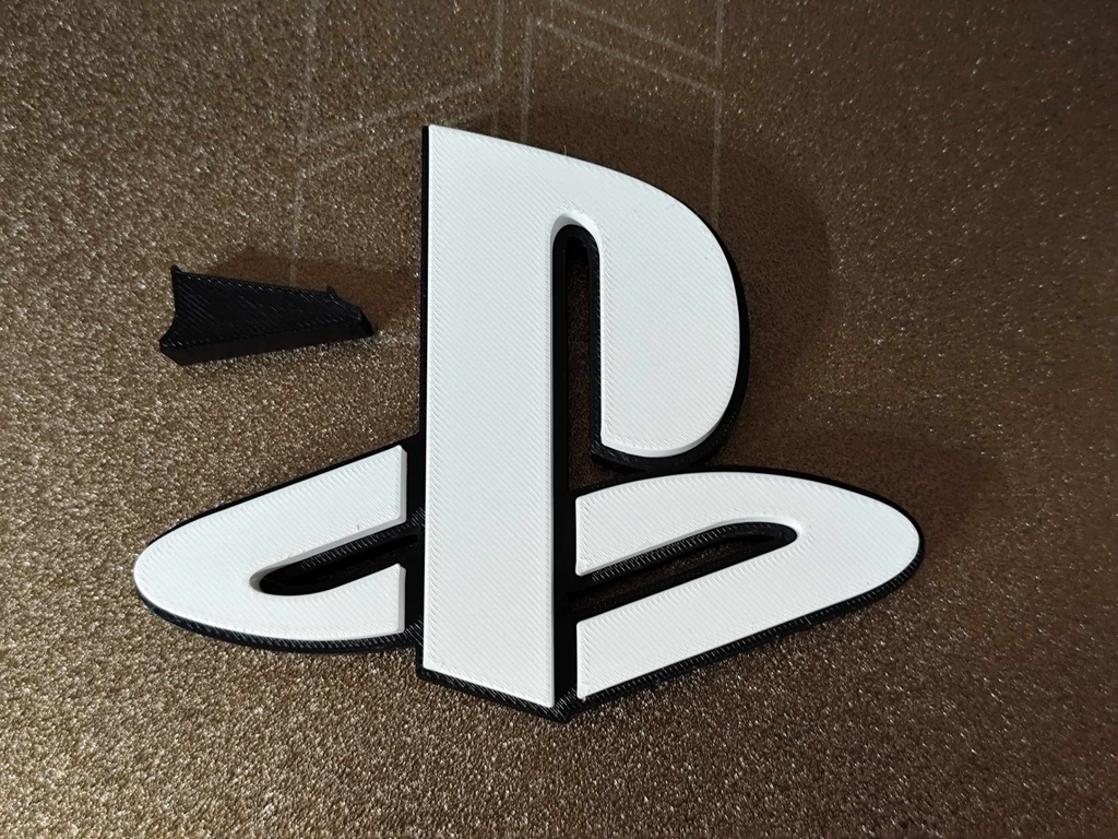 PS logo display stand