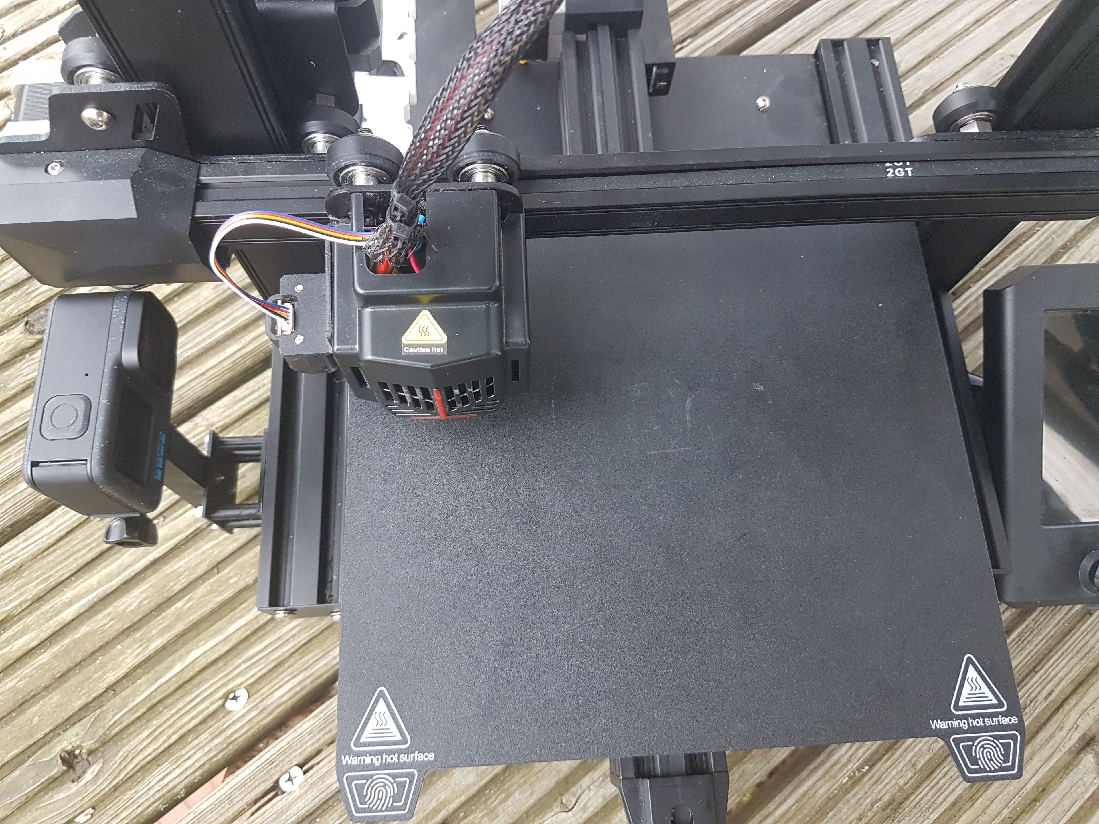 GoPro/Actioncam mount Ender 3 v2 (neo)