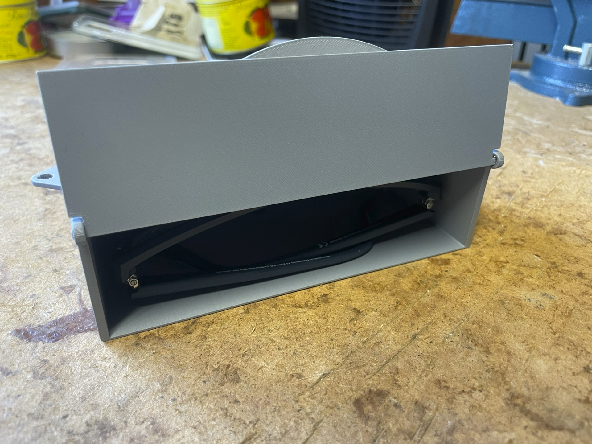 Under-Bench Safety Glasses Storage Box