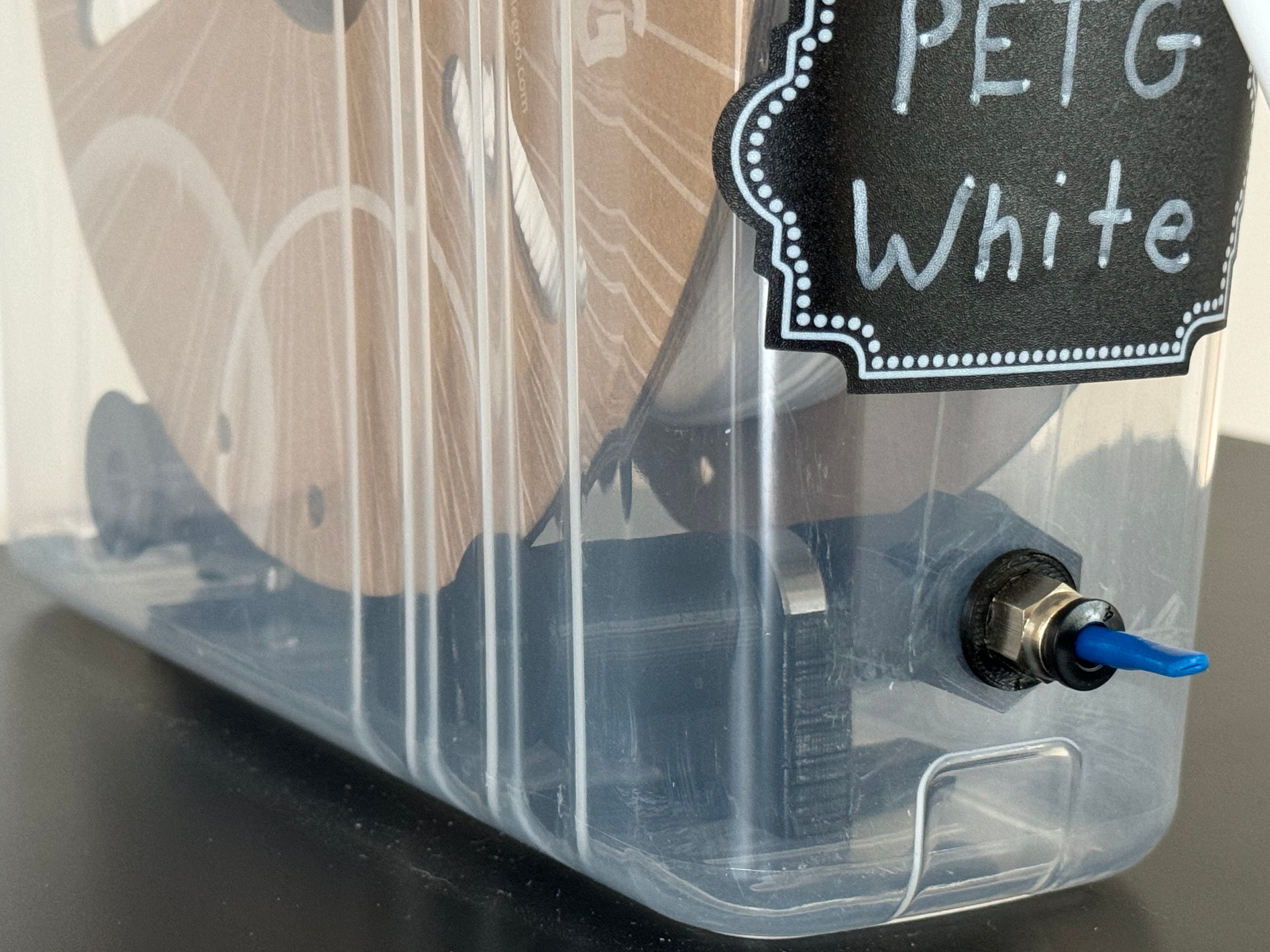 Cereal Box Filament Spool Roller