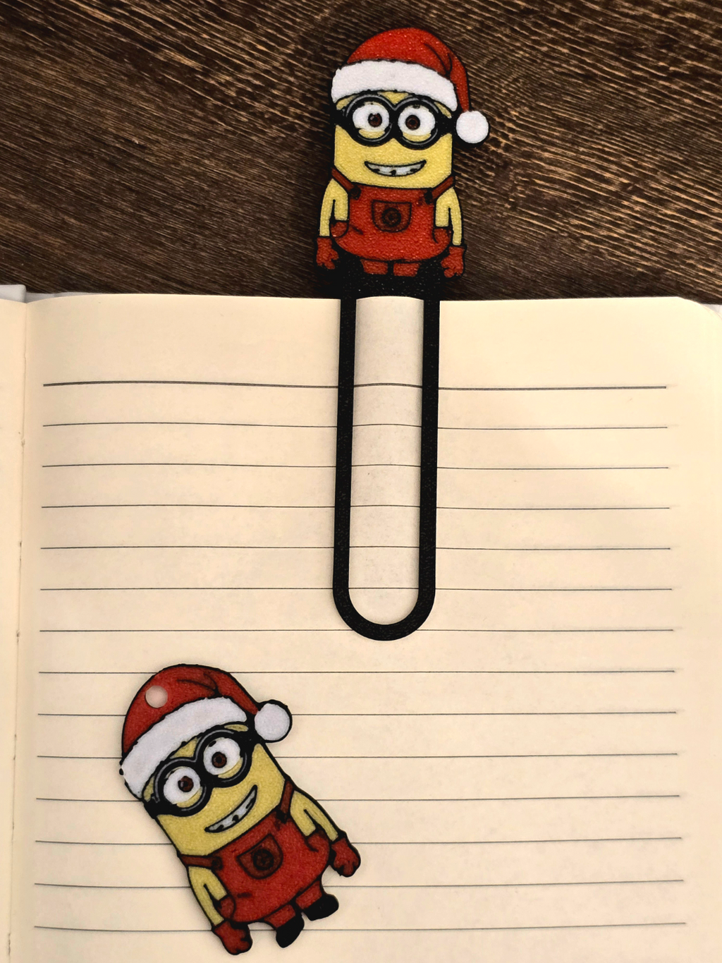 Christmas Minion Bookmark