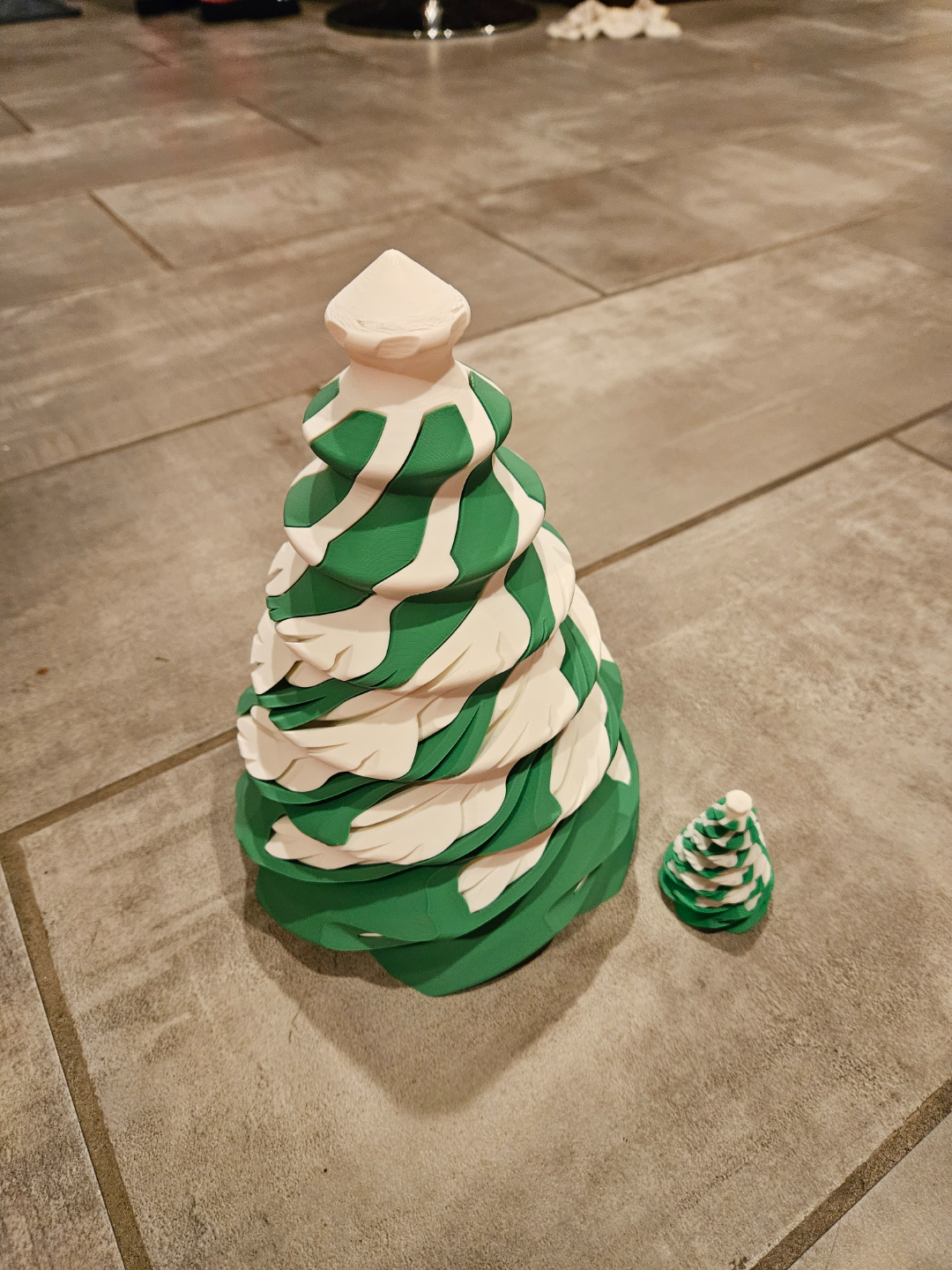 Spiral Snow Flake Christmas Tree