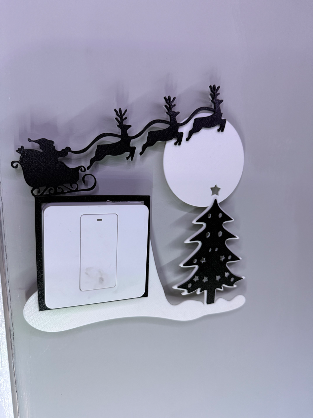 Commercial free Christmas Scene Light Switch