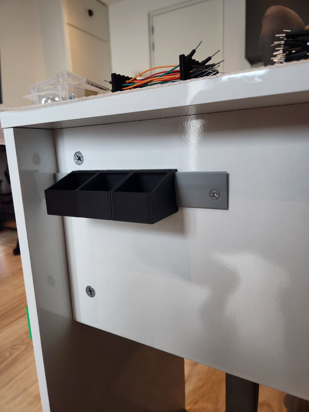 Rail for storage system