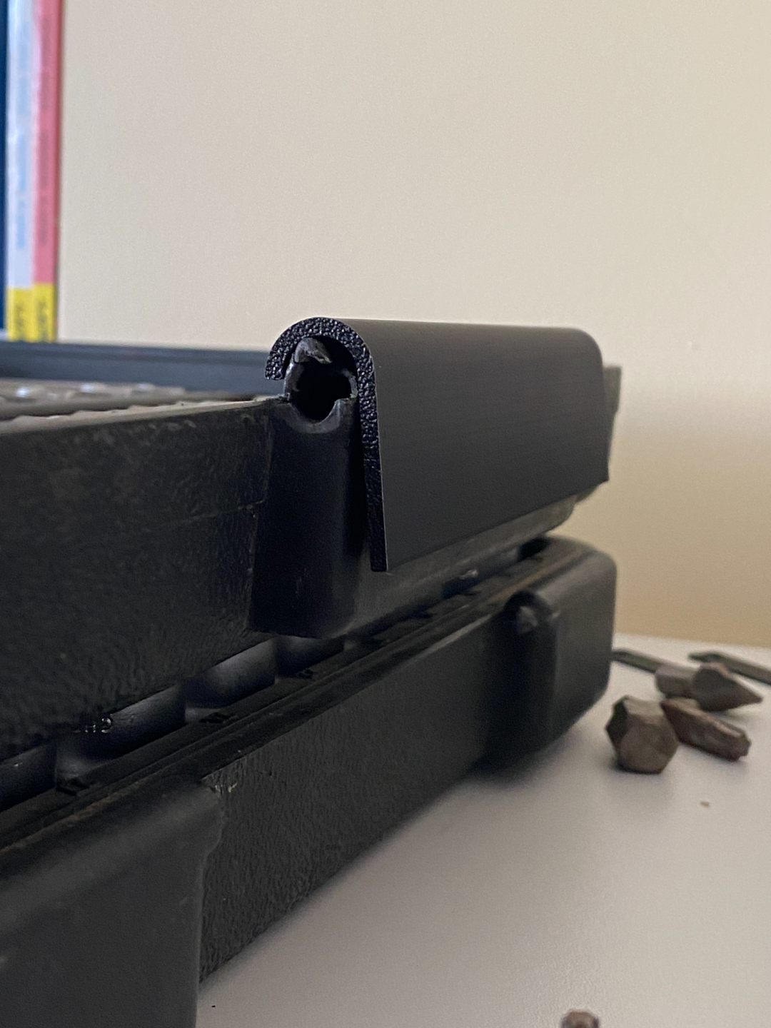 Tool case hinge repair/protection