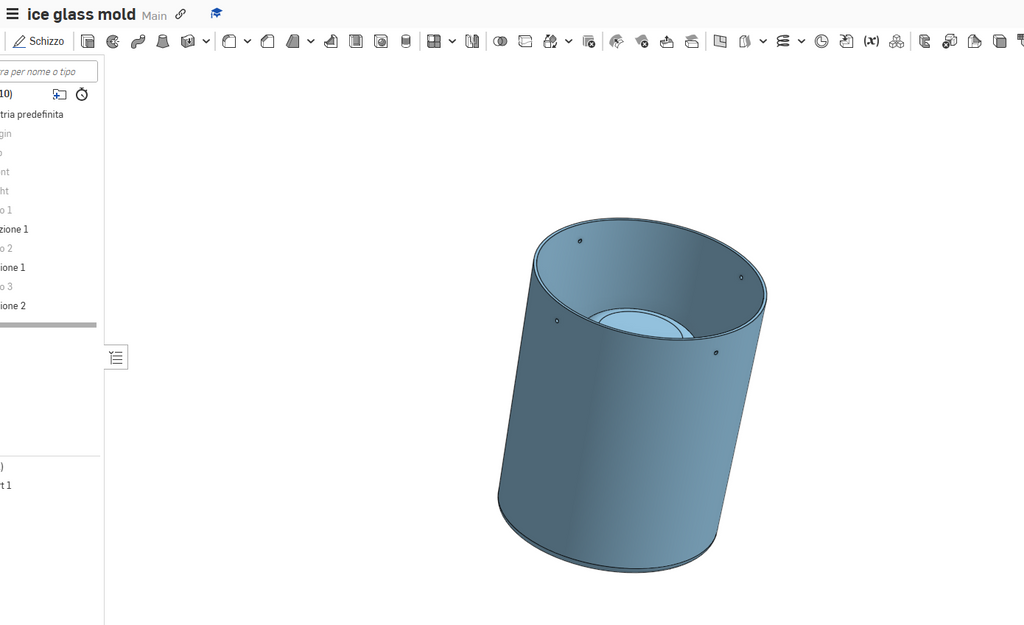 Ice glass mold