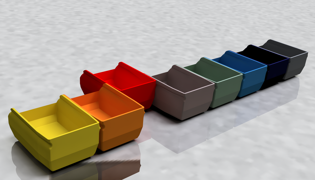 side-to-side & stackable Organizer storage boxes