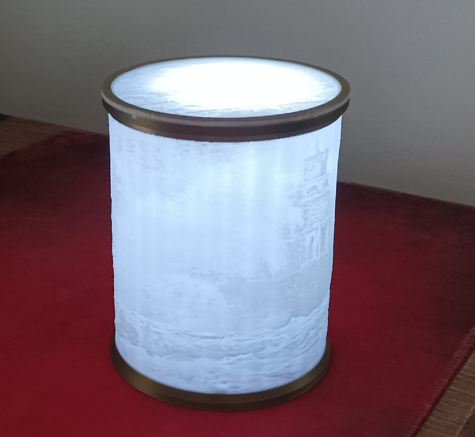 Lithophan Leuchtturm