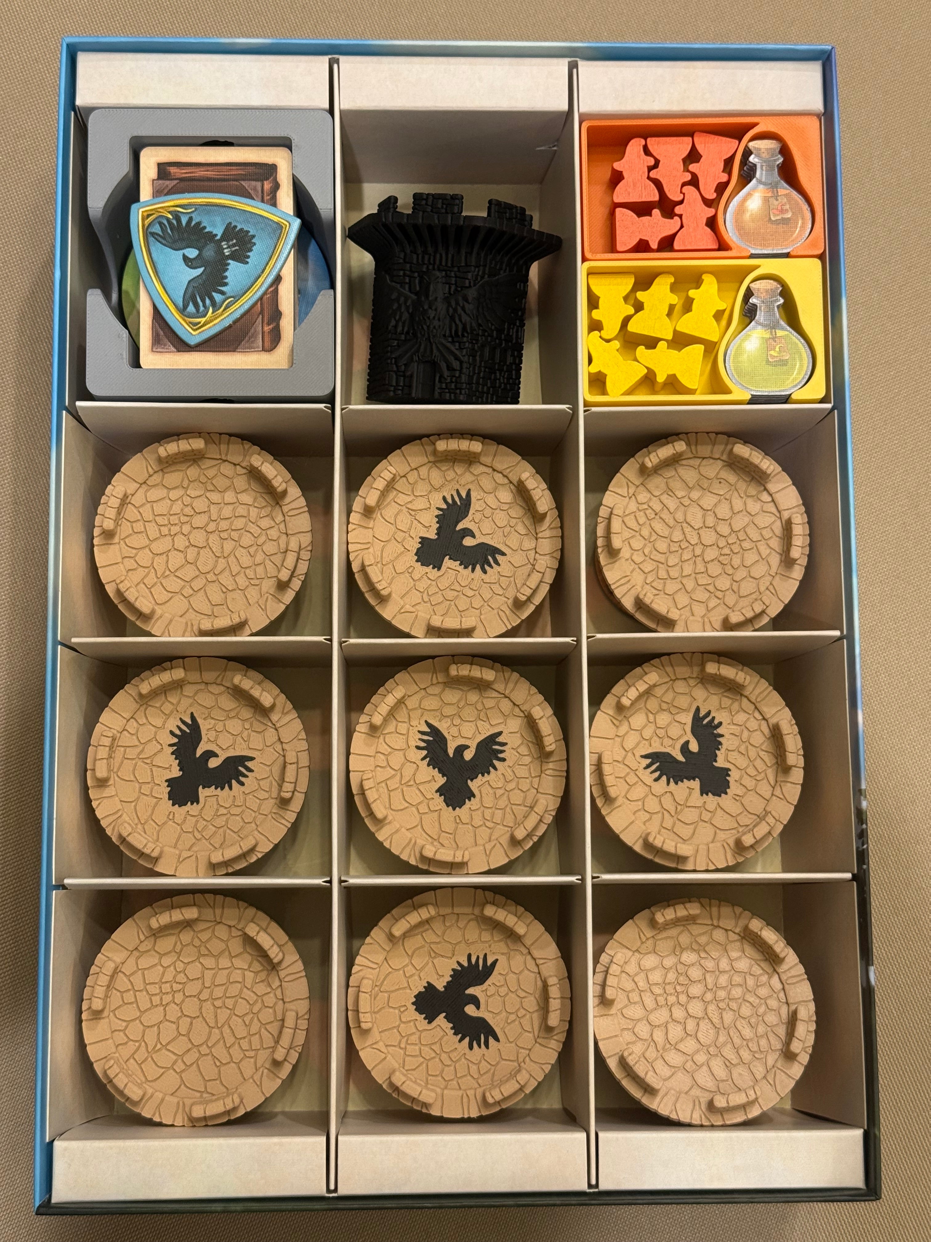 Wandering Towers Player Pieces & Setup Organizer