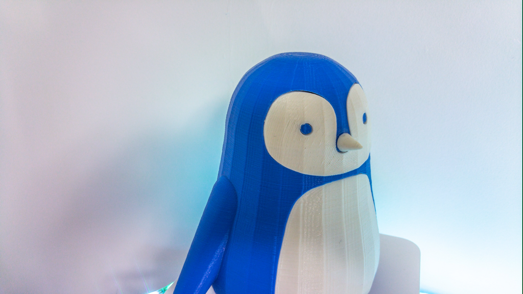 Cute Baby Penguin with Drawer Organizer