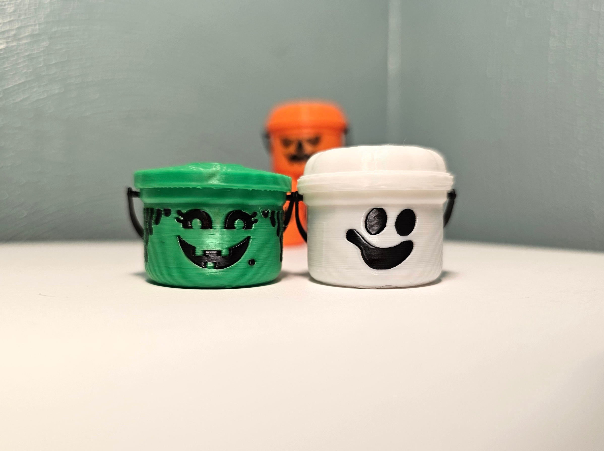 Boo Bucket Straw Buddies