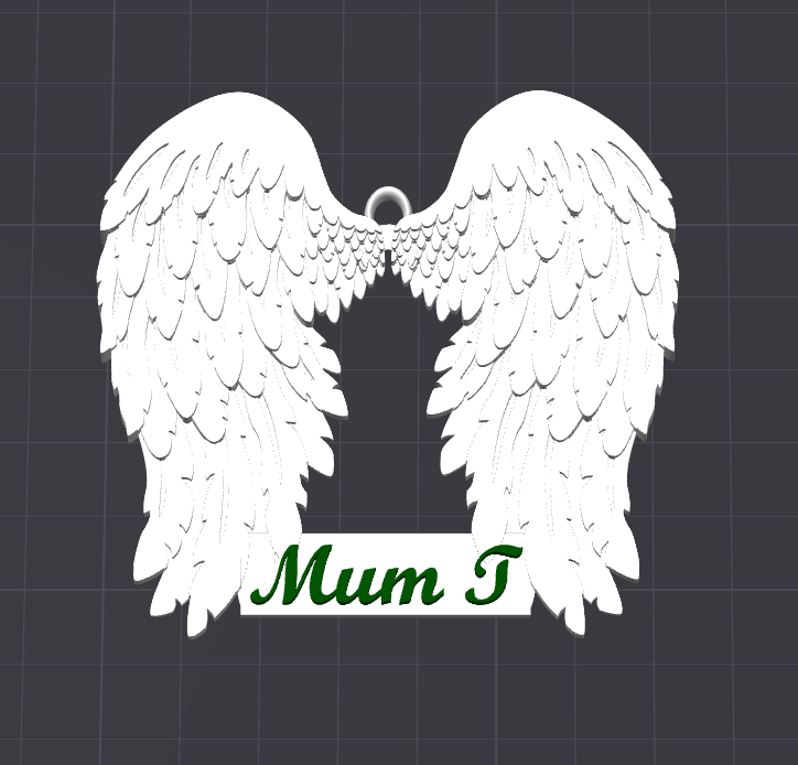 Angel Wings Christmas Decoration