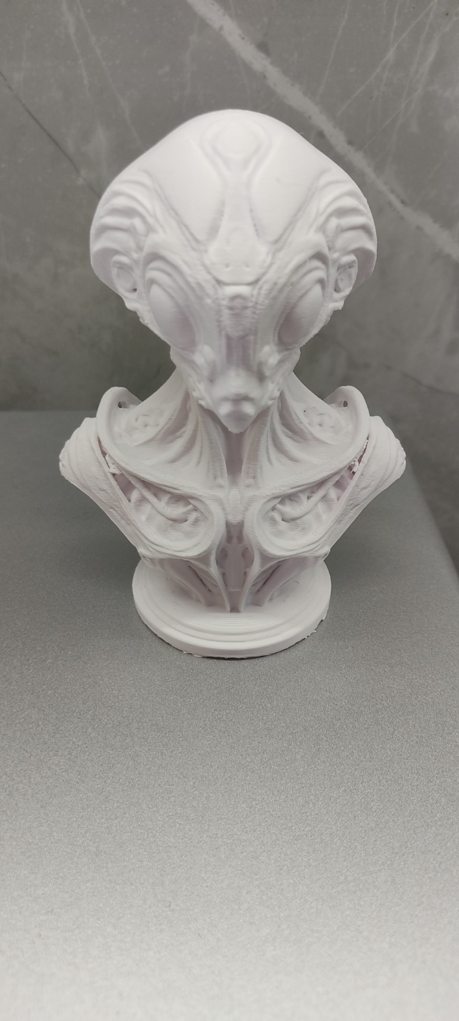 Alien statue