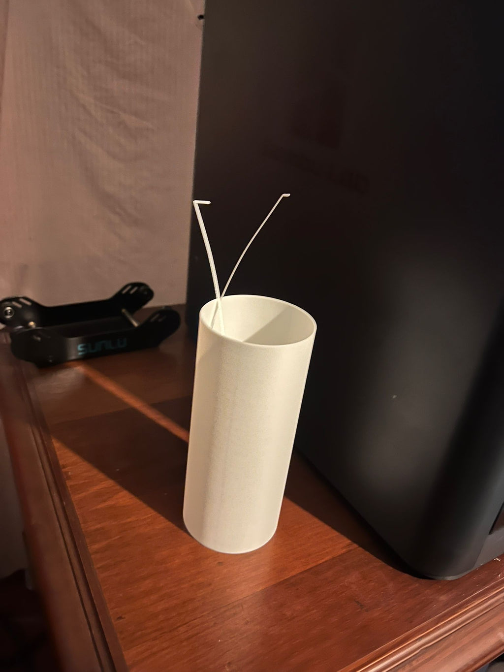 Purge line cup