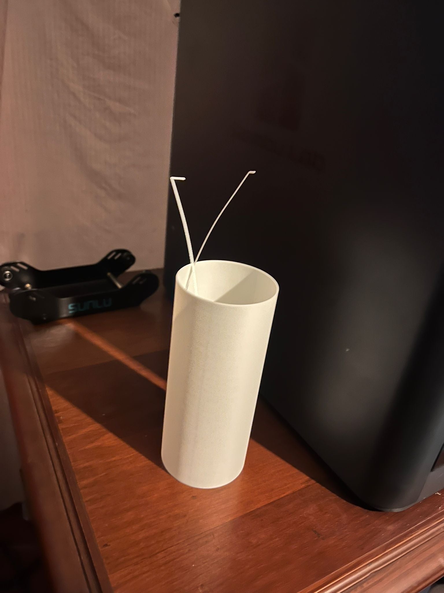 Purge line cup