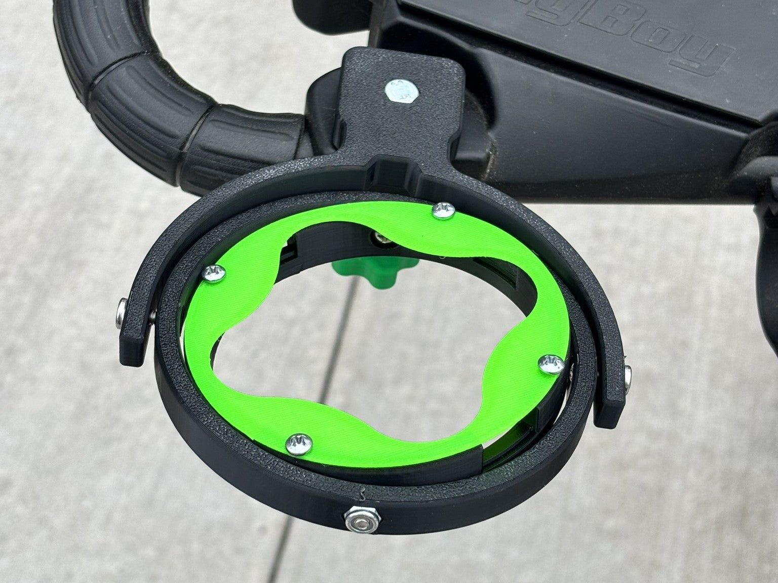Gimbal Cup Holder for Bag Boy Push Cart