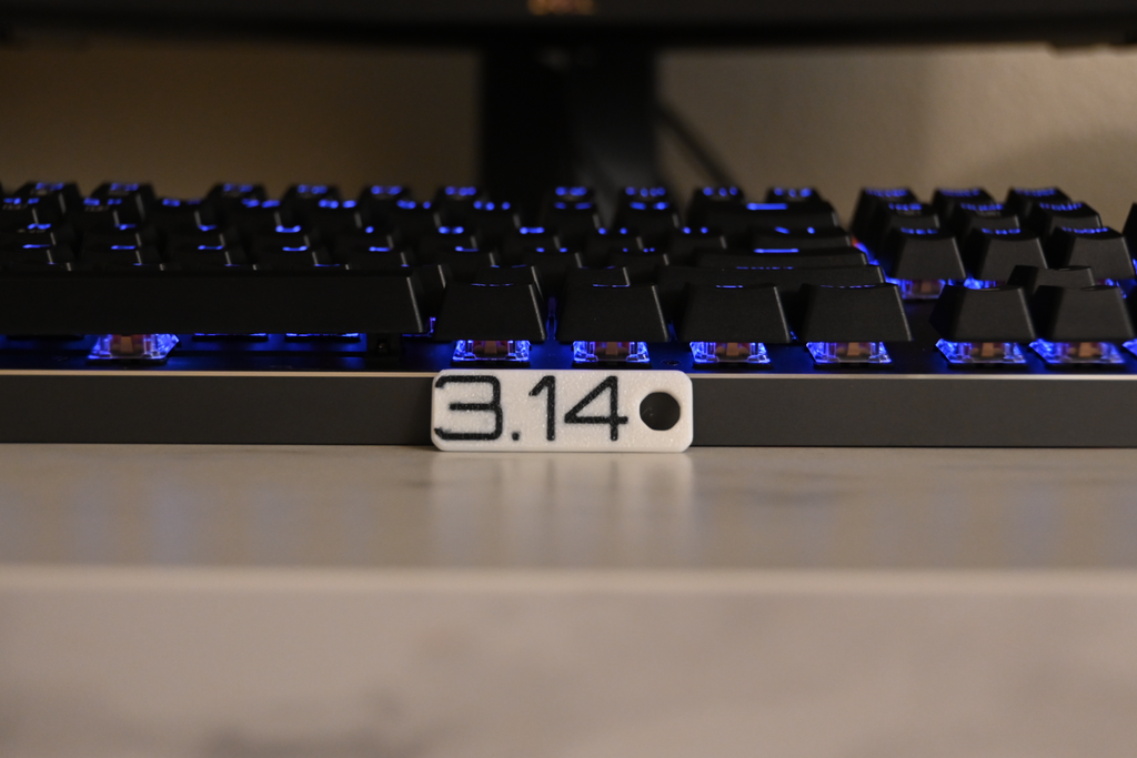 Pi keychain
