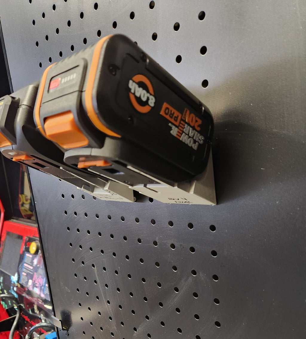 Worx Battery Holder for 1 Inch Pegboard