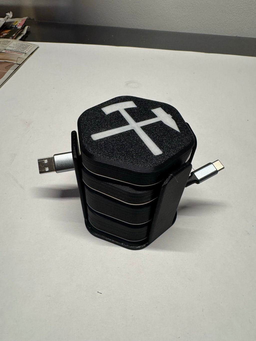 Cable Winder click-stop - "Bergbau" Edition
