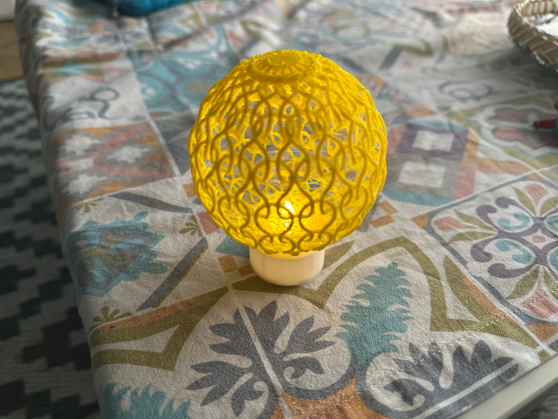 Radiant Candle Globe