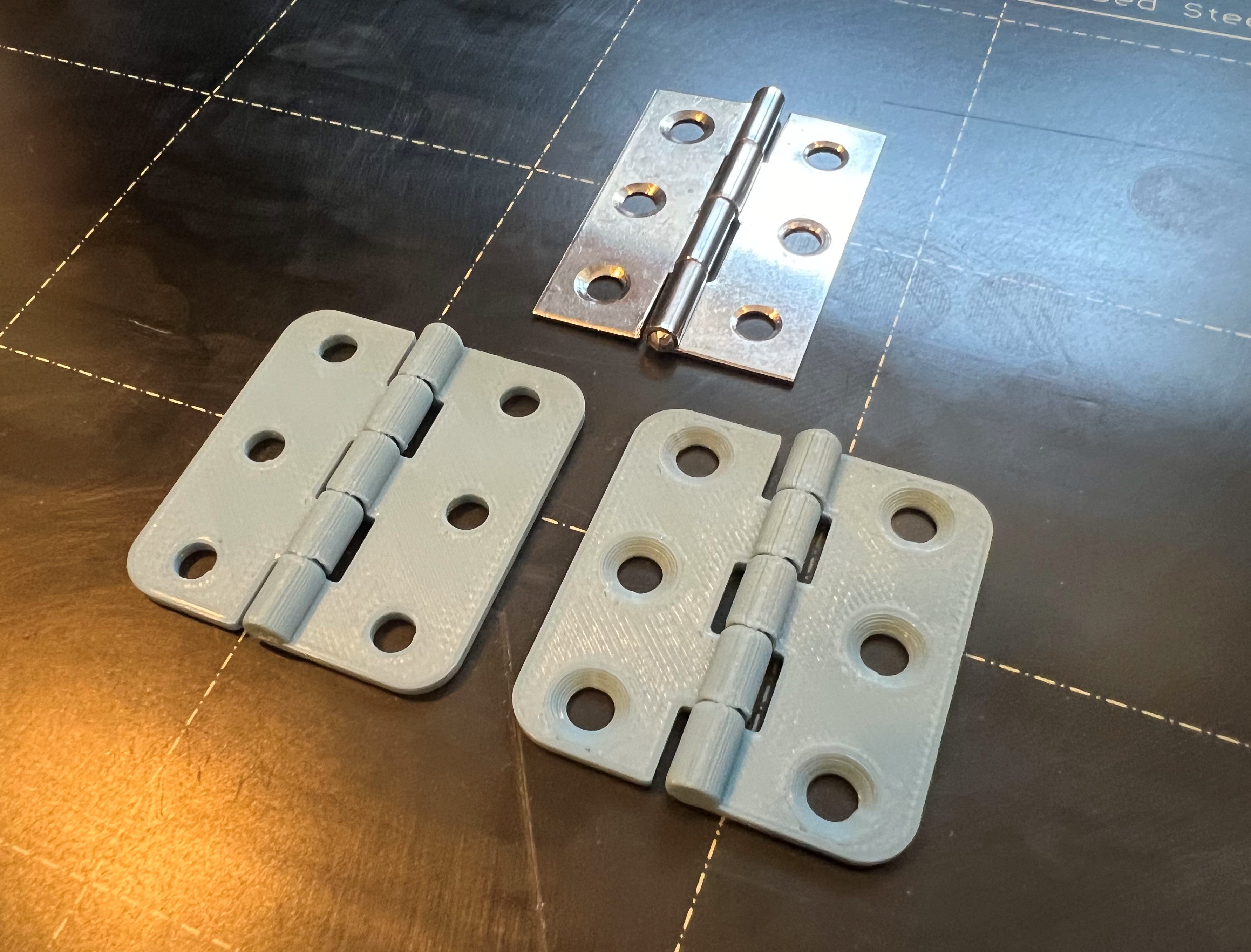 Print-in-Place Simple Hinge (no supports needed)