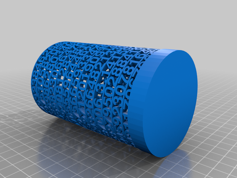 Spiral Pi Pencil holder
