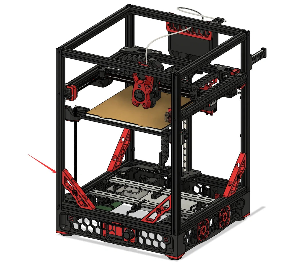 voron 2020铝型材稳定角撑 结构筋 加强框架支撑 强的可怕