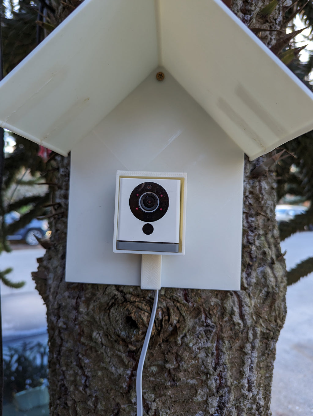 Parametric Bird Feeder For Wyze Cam and Similar