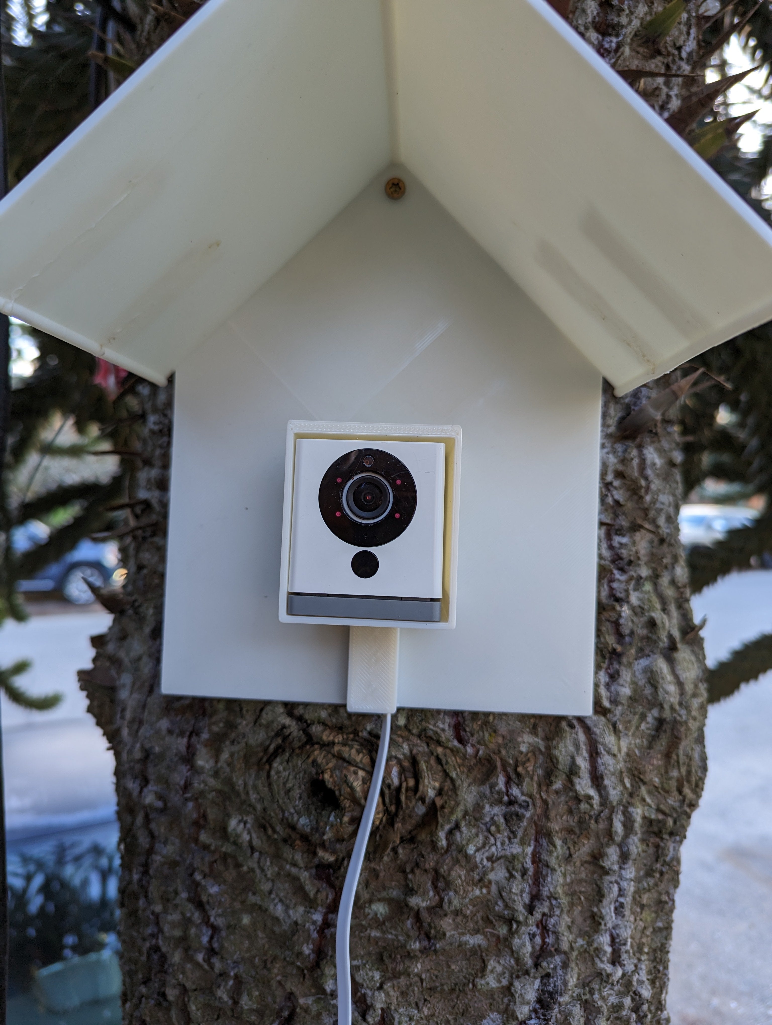 Parametric Bird Feeder For Wyze Cam and Similar