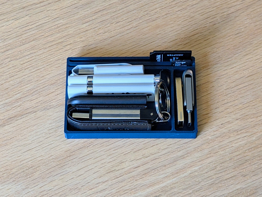 USB and SD card Organizer