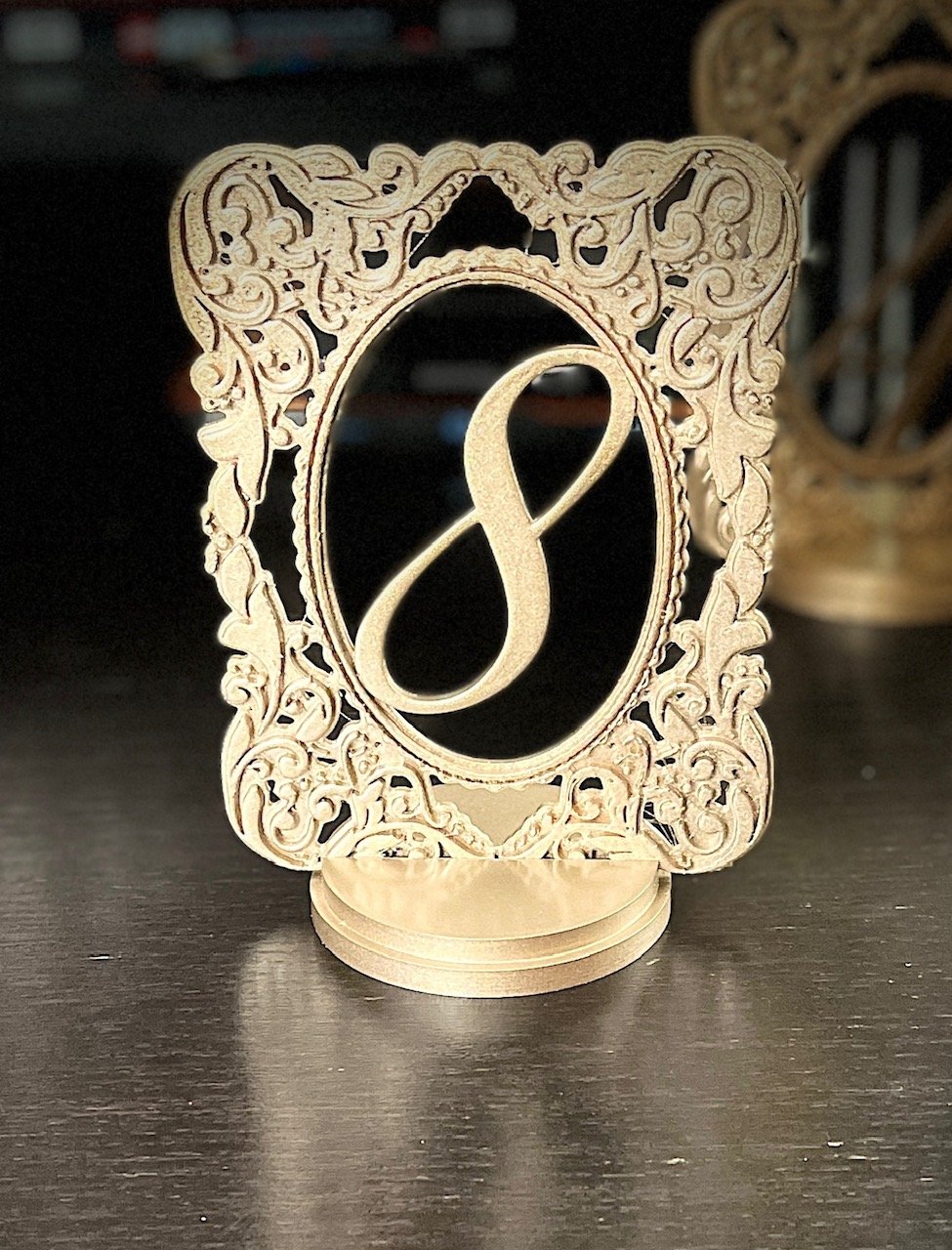 wedding table top numbers!