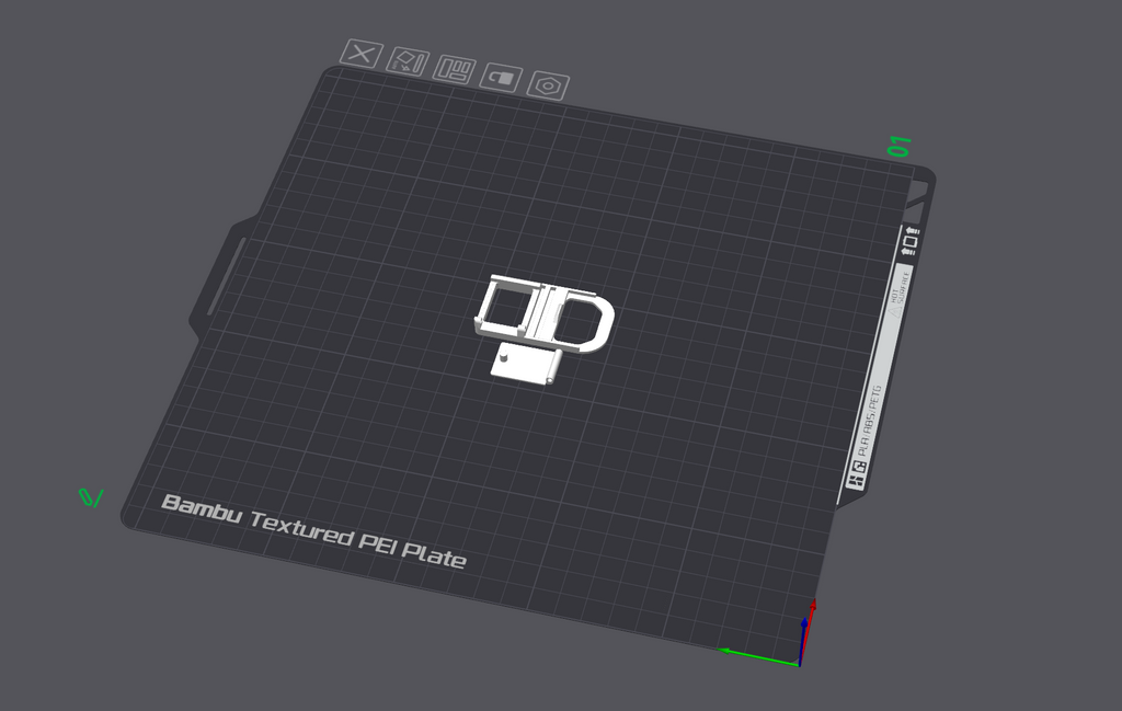 A1 power switch LED cover (IEC320 C14) hinge remix