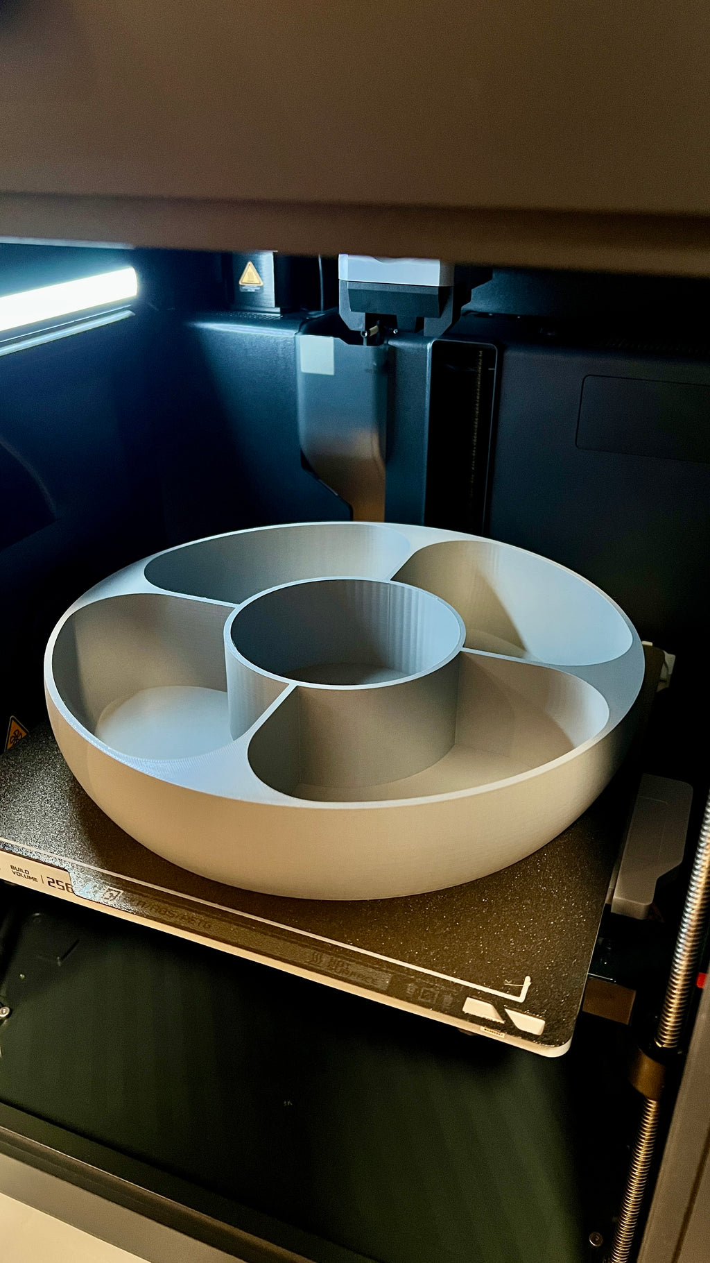 Snack Tray with Removable Center Container