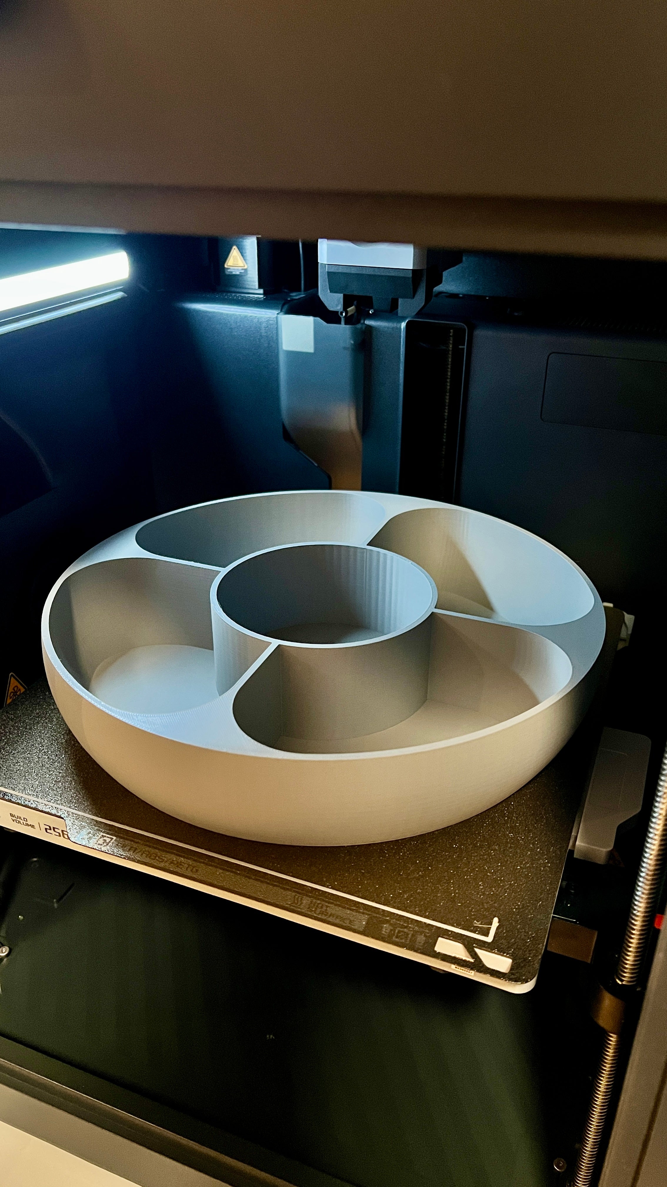 Snack Tray with Removable Center Container