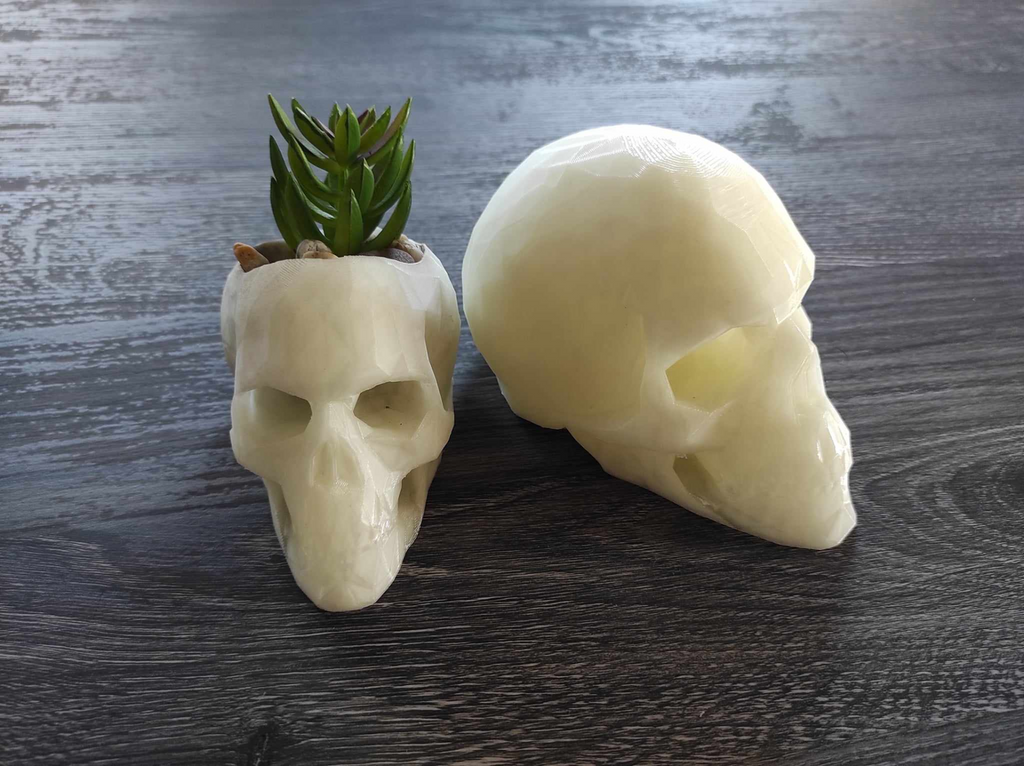 LowPoly Skull from 3D scan